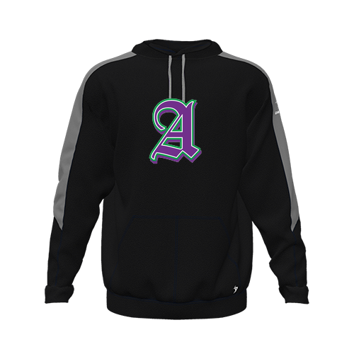 [CUS-DFW-HOOD-FLC-LSL-BLK-YXS-LOGO3] Hoodie (Youth XS, Black, Logo 3)