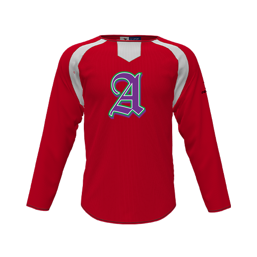 [CUS-DFW-PULL-FLC-CNK-LSL-RED-YS-LOGO3] Pullover (Youth S, Red, Logo 3)