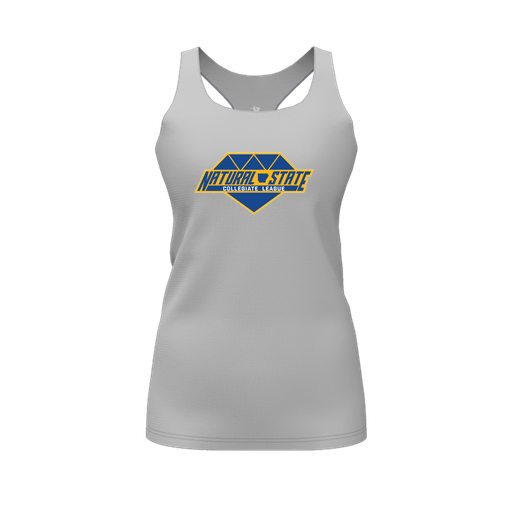 [FT0TRBGY-FYS-LOGO2] Decker Racerback Tank Top (Female Youth S, Gray, Logo 2)