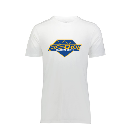 [FTSCUBWH-AS-LOGO2] Decker Men's Tri-Blend T-Shirt - Short Sleeve (Adult S, White, Logo 2)