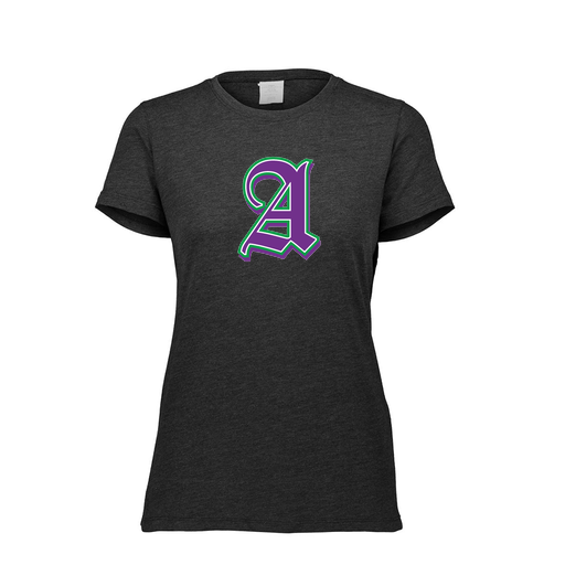[FTSCUBBK-FAXS-LOGO3] Decker Women's Tri-Blend T-Shirt - Short Sleeve (Female Adult XS, Black, Logo 3)