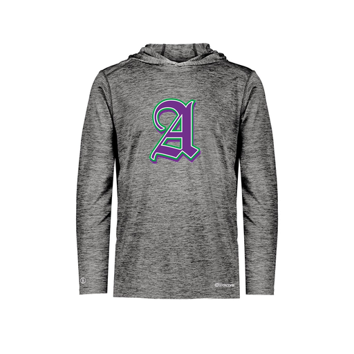 [FOLHCGBK-YS-LOGO3] Decker Youth Charge Hoodie (Youth S, Black, Logo 3)