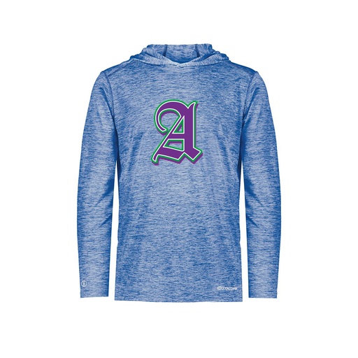 [FOLHCGRY-YS-LOGO3] Decker Youth Charge Hoodie (Youth S, Royal, Logo 3)